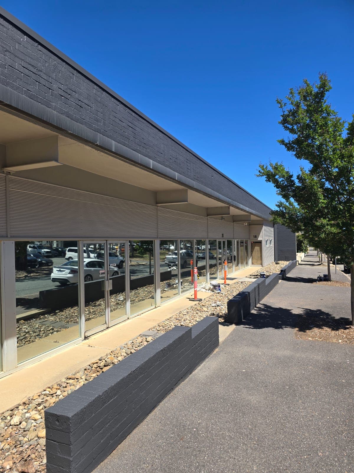 commercial exterior painting project