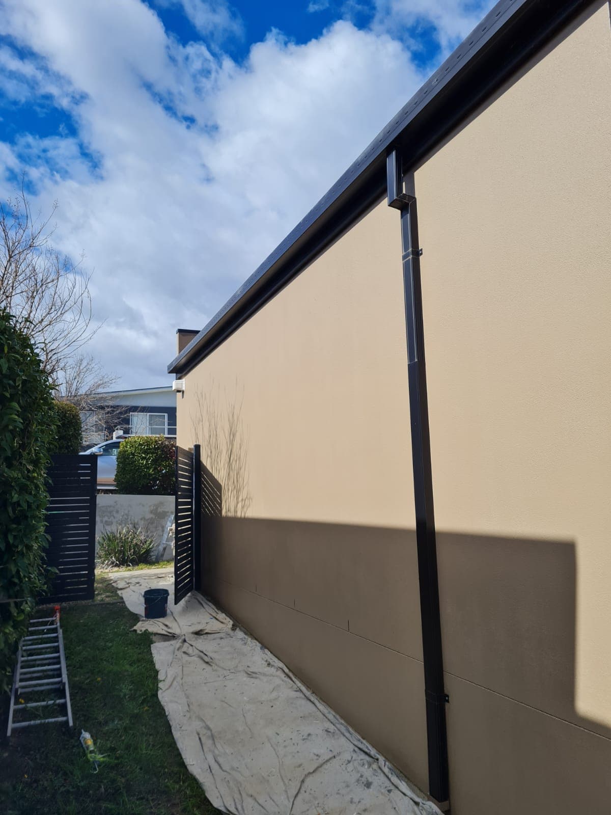 residential exterior painting project